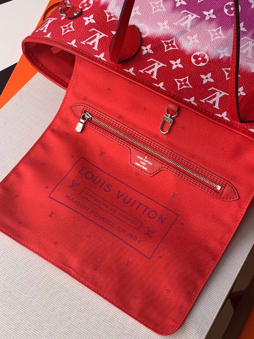 Louis Vuitton LV ESCALE NEVERFULL MM M45127 RED